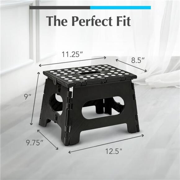 Folding Step Stool is Sturdy Enough to Support Adults and Safe Enough for Kids - Picture 5 of 7